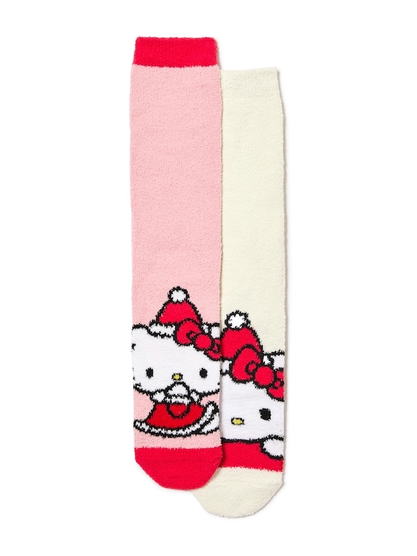 Joe Fresh Ens. de 2 paires de chaussettes tube Hello KittyMD 1 ea, 14,00 $/1ch