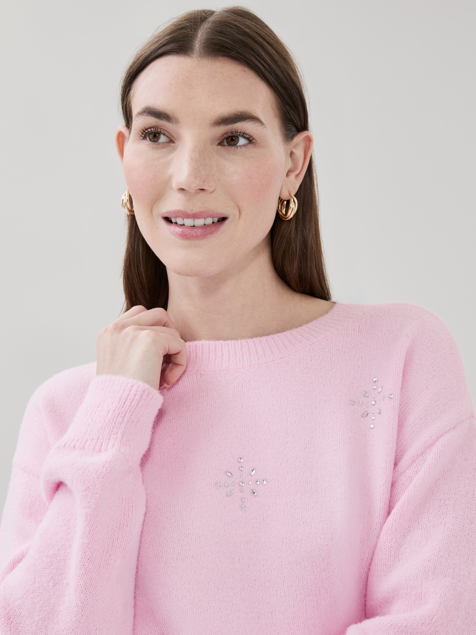 Embellished Sweater