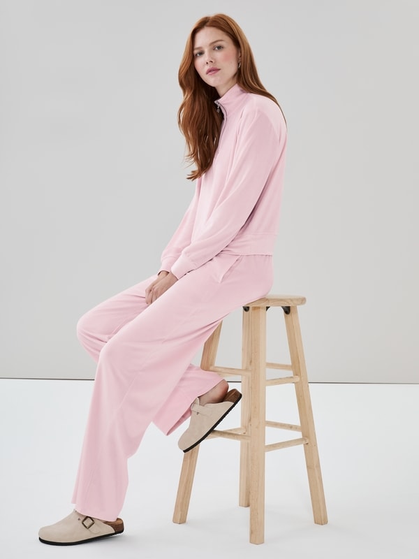 Pantalon en velours - ROSE PASTEL