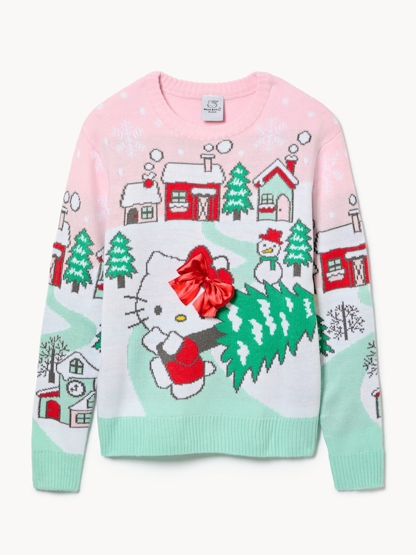 Hello Kitty® Festive Sweater - Pink