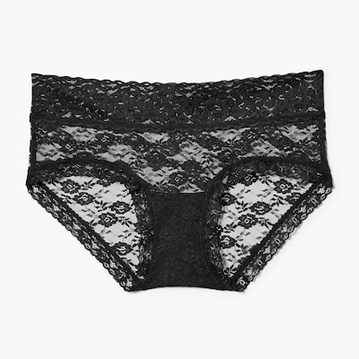 Culotte garçonne en dentelle - Noir JF