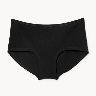Cotton Boyshort - Black