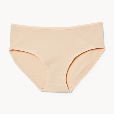 Culotte à taille basse en coton - Beige