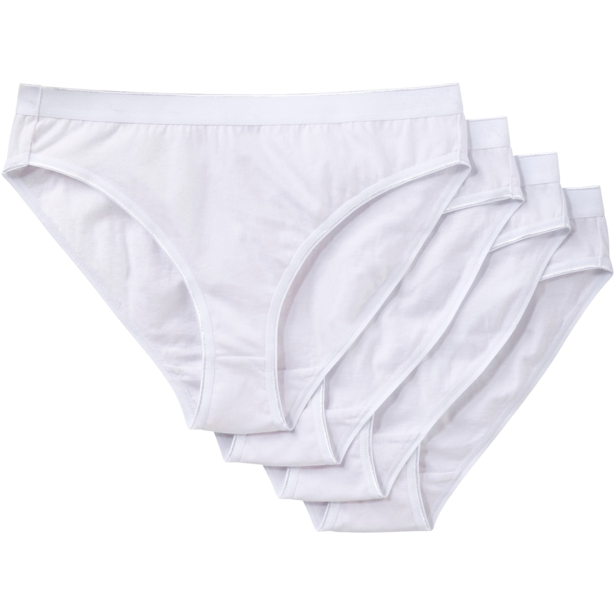 Ensemble de 4culottes hautes - Blanc