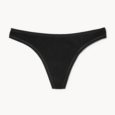 Cotton Thong - Black