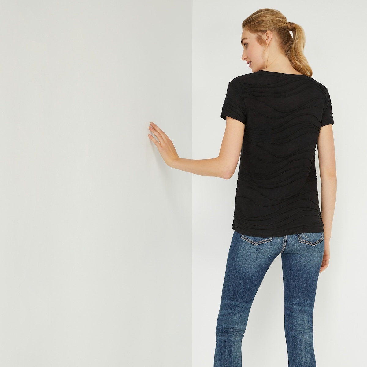 Joe Fresh T-shirt texturé 1 ea, 14,00 $/1ch