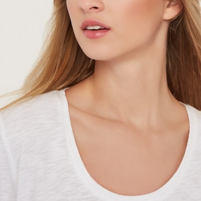 T-shirt en tricot flammé