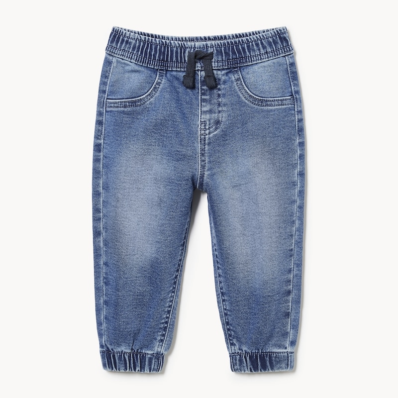 Baby Boys' Medium Wash Denim Jogger