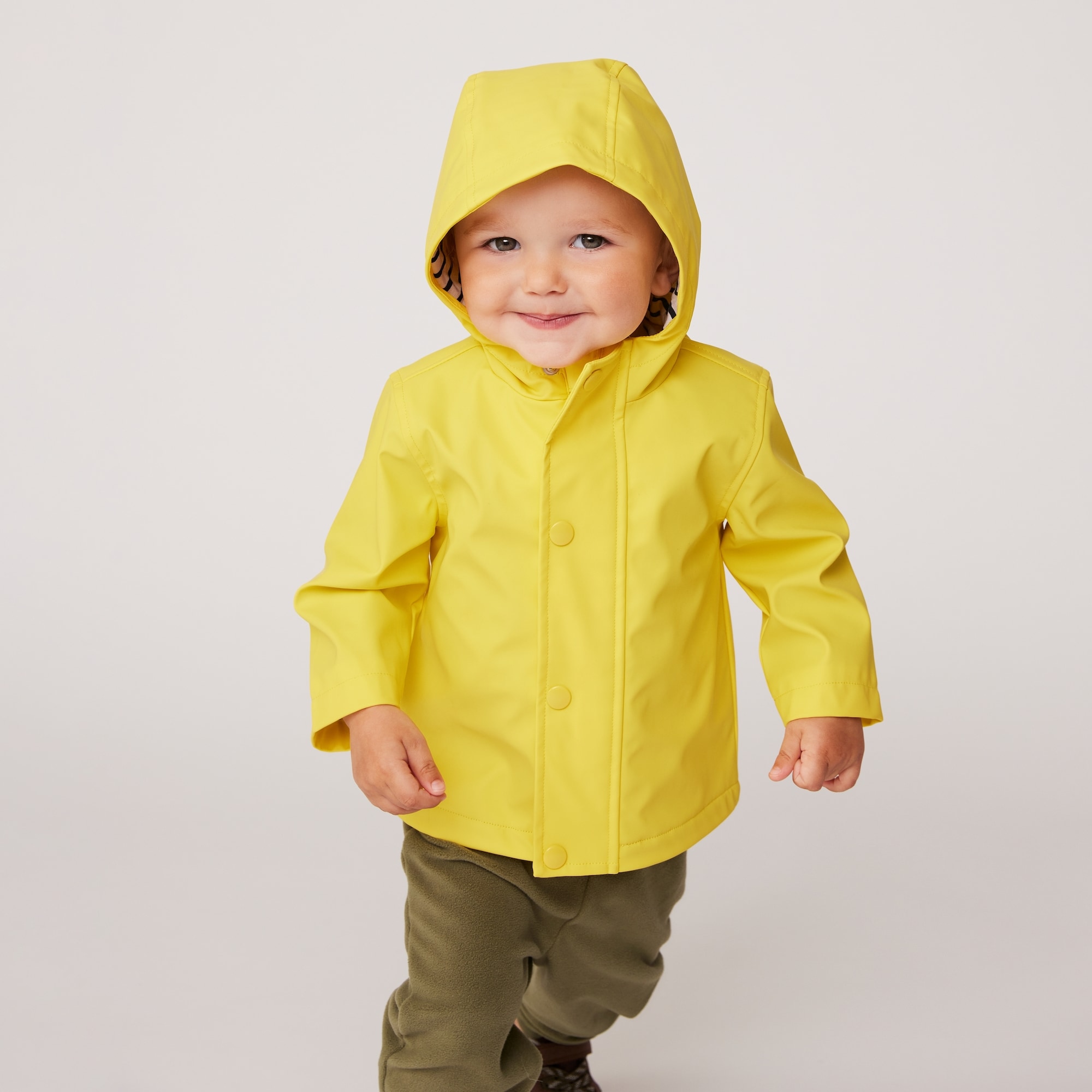 Babys' Raincoat in Bright Yellow from Joe Fresh