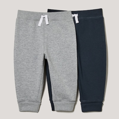 Baby Boys' 2-Pack Fleece Jogger - Light Grey Mix