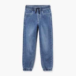 Joe Fresh Pantalon de jogging délavé moyen en denim, garçons 1 ea, 19,00 $/1ch