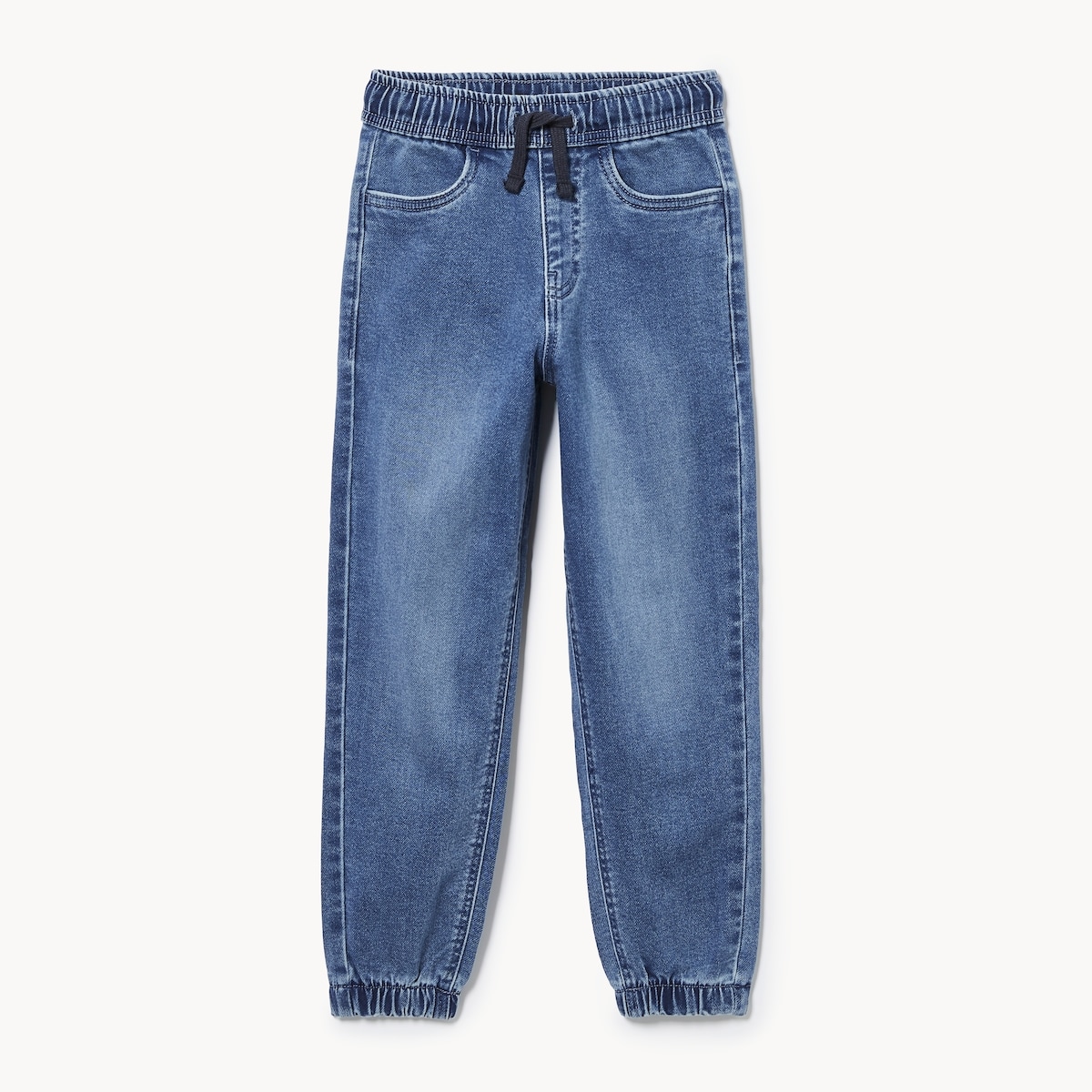 Pantalon de jogging dlav moyen en denim, garons
