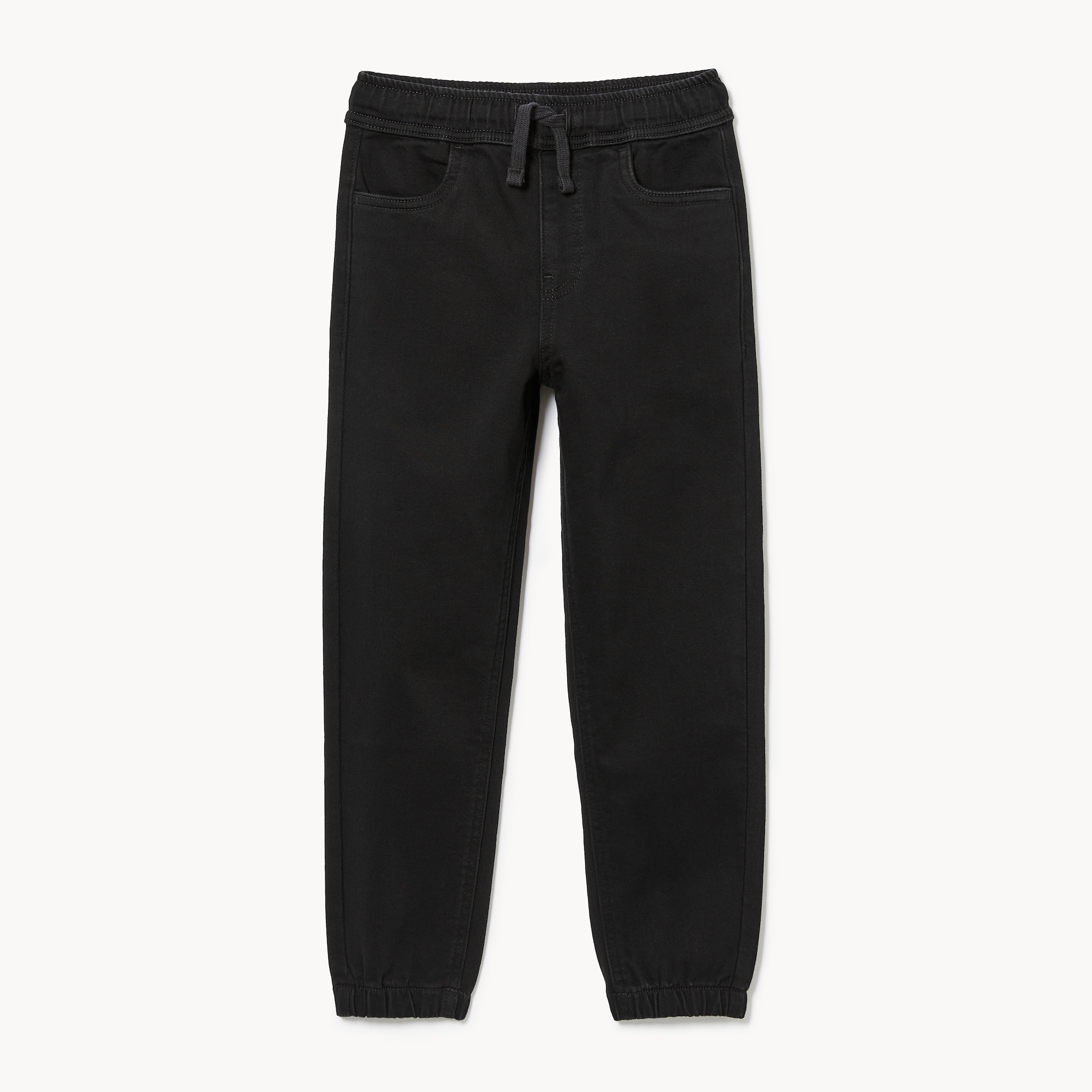 Pantalon de jogging en denim délavé foncé, garçons