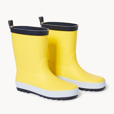 Bottes de pluie en caoutchouc pour garçons - Jaune
