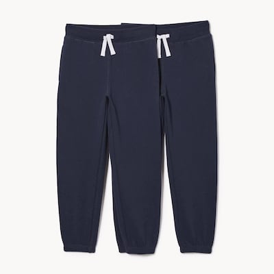 Deuxpantalons de jogging en molleton pour garons