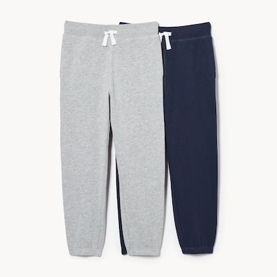 Kid Boys' 2-Pack Fleece Jogger - Light Grey Mix