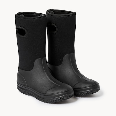 Kid Boys' Neoprene Rain Boots - Black