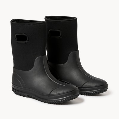 Bottes de pluie en néoprène pour garçons - Noir