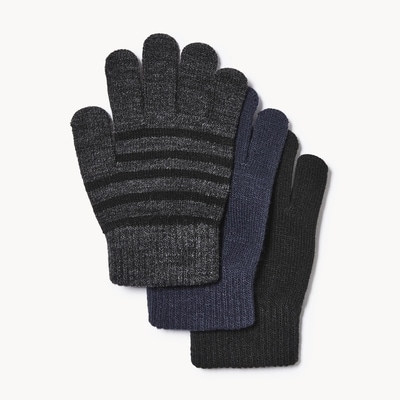 Joe Fresh Ens. de 3 paires de gants pour garçons 1 ea, 6,00 $/1ch