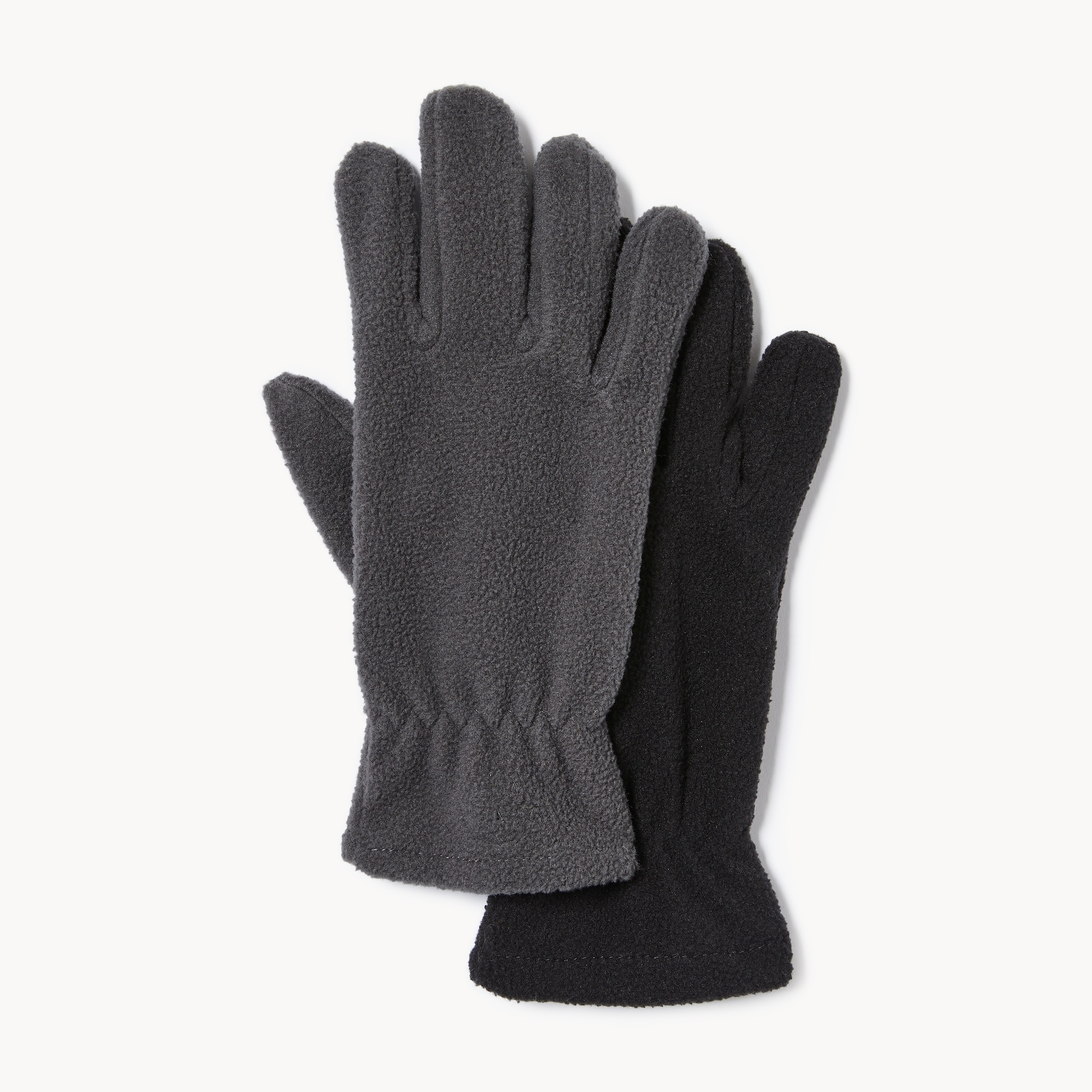 Ens. de 2 paires de gants en molleton pour garçons