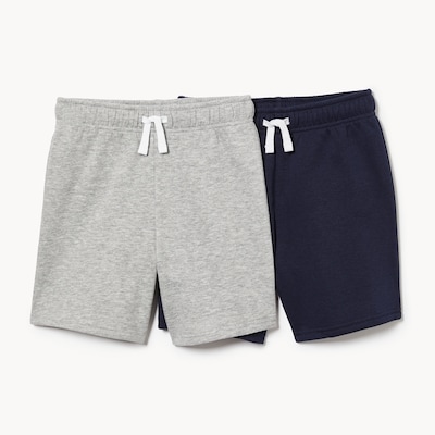 Joe Fresh Ens. de 2 shorts en molleton pour garçons 1 ea, 24,00 $/1ch