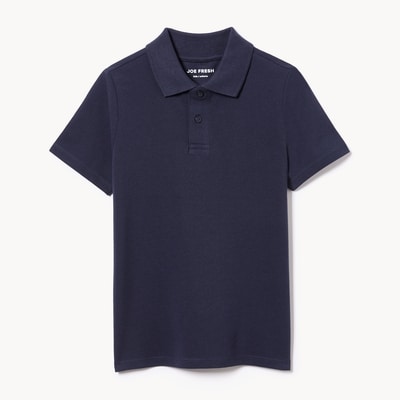 Polo d’uniforme pour garçons - Marine foncé