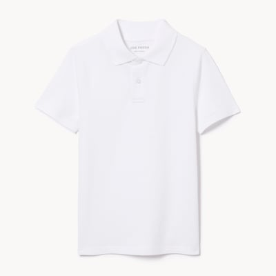 Polo d’uniforme pour garçons - Blanc