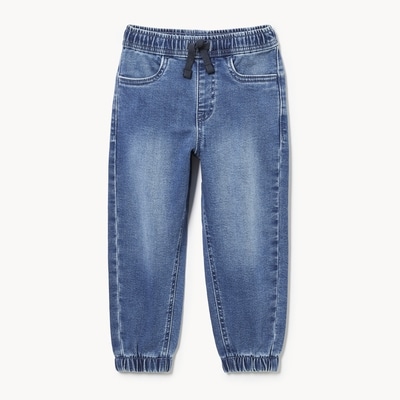 Joe Fresh Pantalon jogging délavé moyen denim petits garçons 1 ea, 16,00 $/1ch