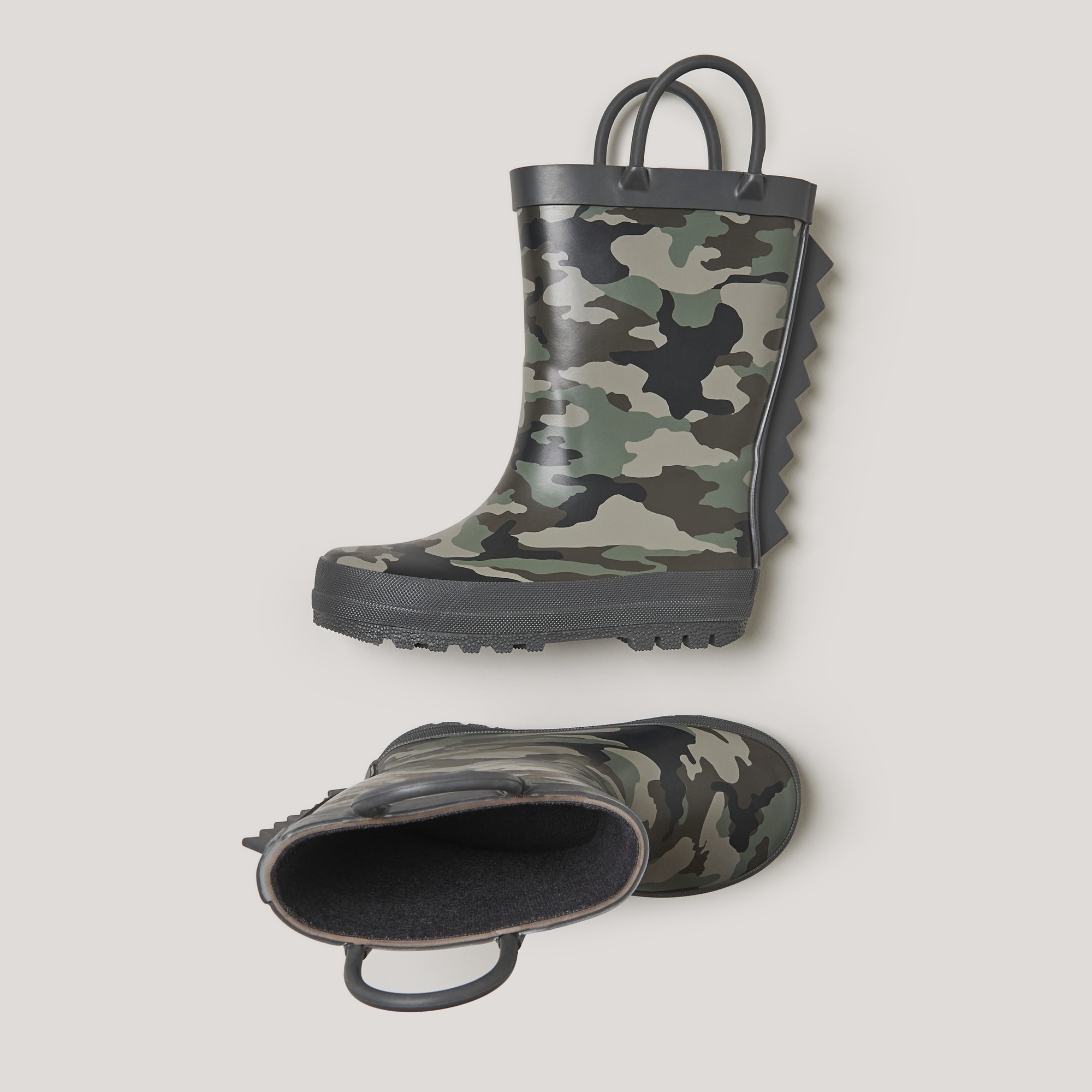 Toddler Boys' Rubber Rain Boots in Olive from Joe Fresh