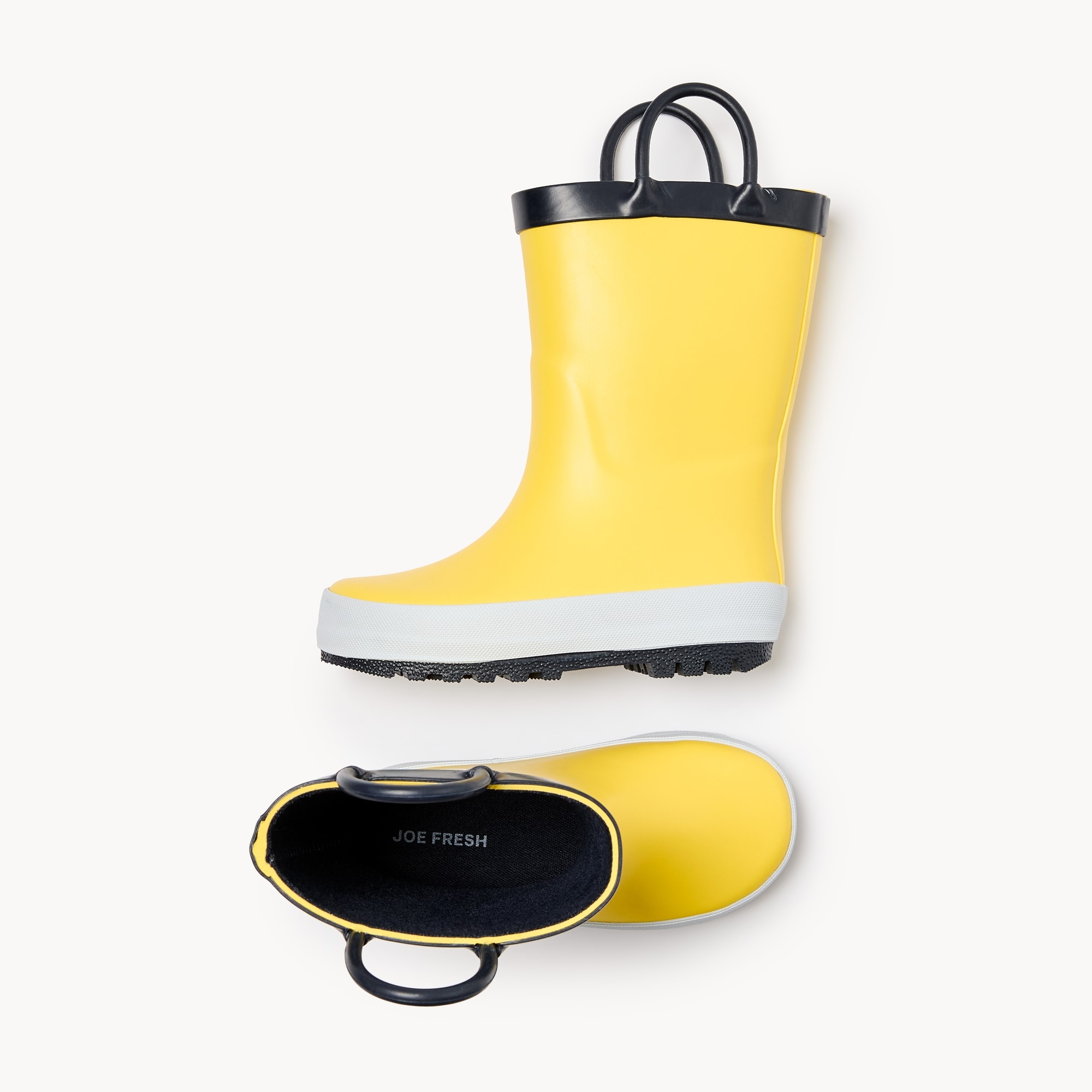 Toddler Boys' Rubber Rain Boots in Yellow from Joe Fresh Toddler Boys' Rubber Rain Boots in Yellow from Joe Fresh