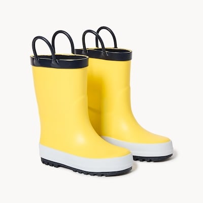 Toddler Boys' Rubber Rain Boots - Yellow