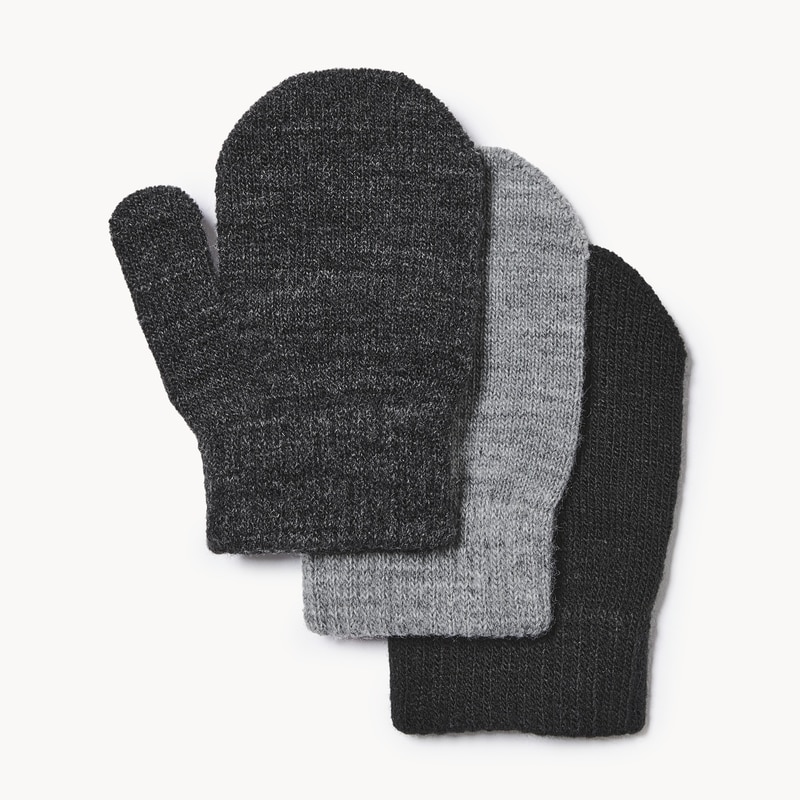 Toddler Boys' 3 Pack Mittens