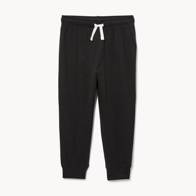 Pantalon de jogging en jersey pour petits garçons - Noir JF