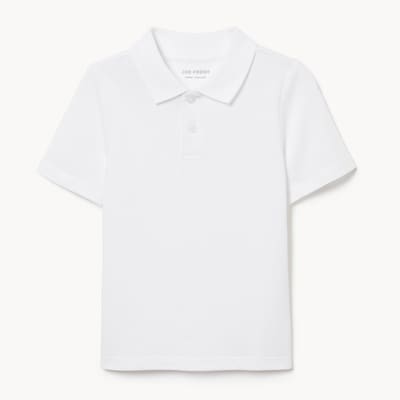 Toddler Boys' Uniform Polo - White