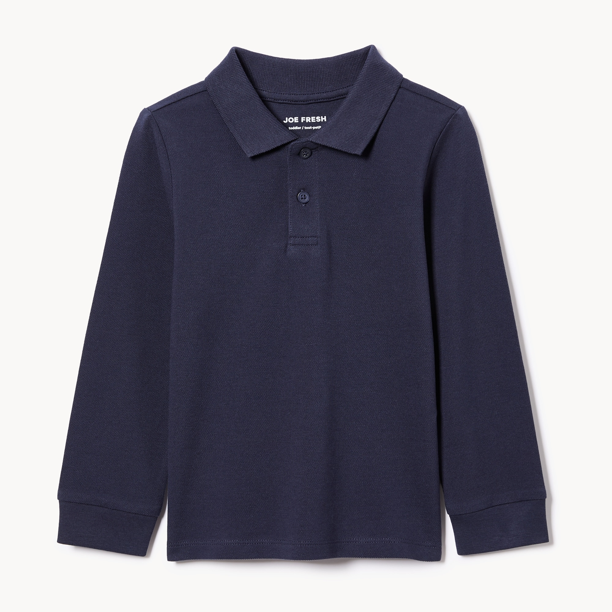 Toddler Boys' Uniform Long Sleeve Polo