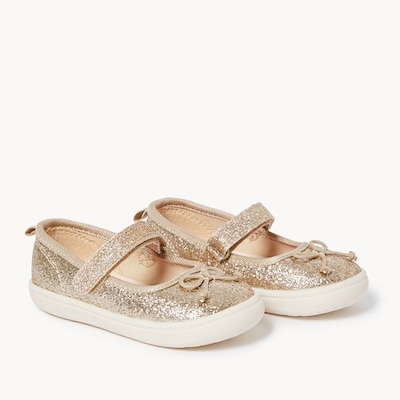 Baby Girls' Ballet Flats - Light Gold