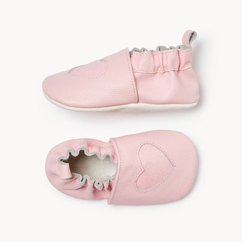 Baby Girls' Heart Footlets