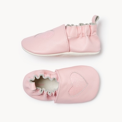 Baby Girls' Heart Footlets