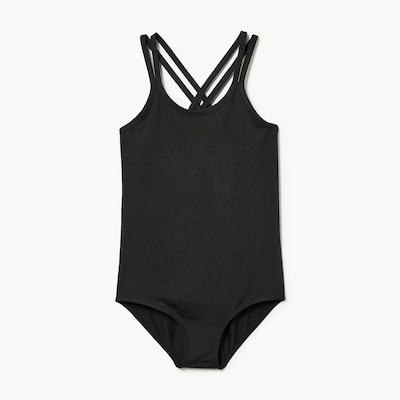 Justaucorps cami pour filles - Noir JF