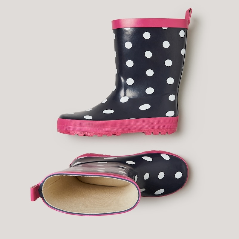 Kid Girls' Rubber Rain Boots