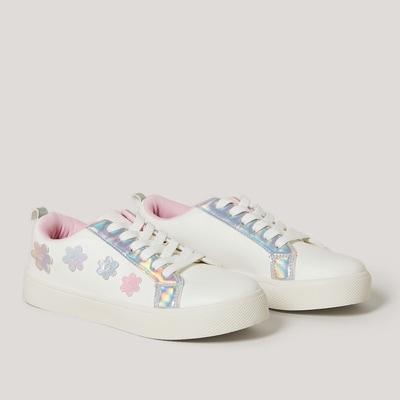 Kid Girls' Floral Sneakers