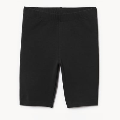 Kid Girls' Long Bike Short - JF Black