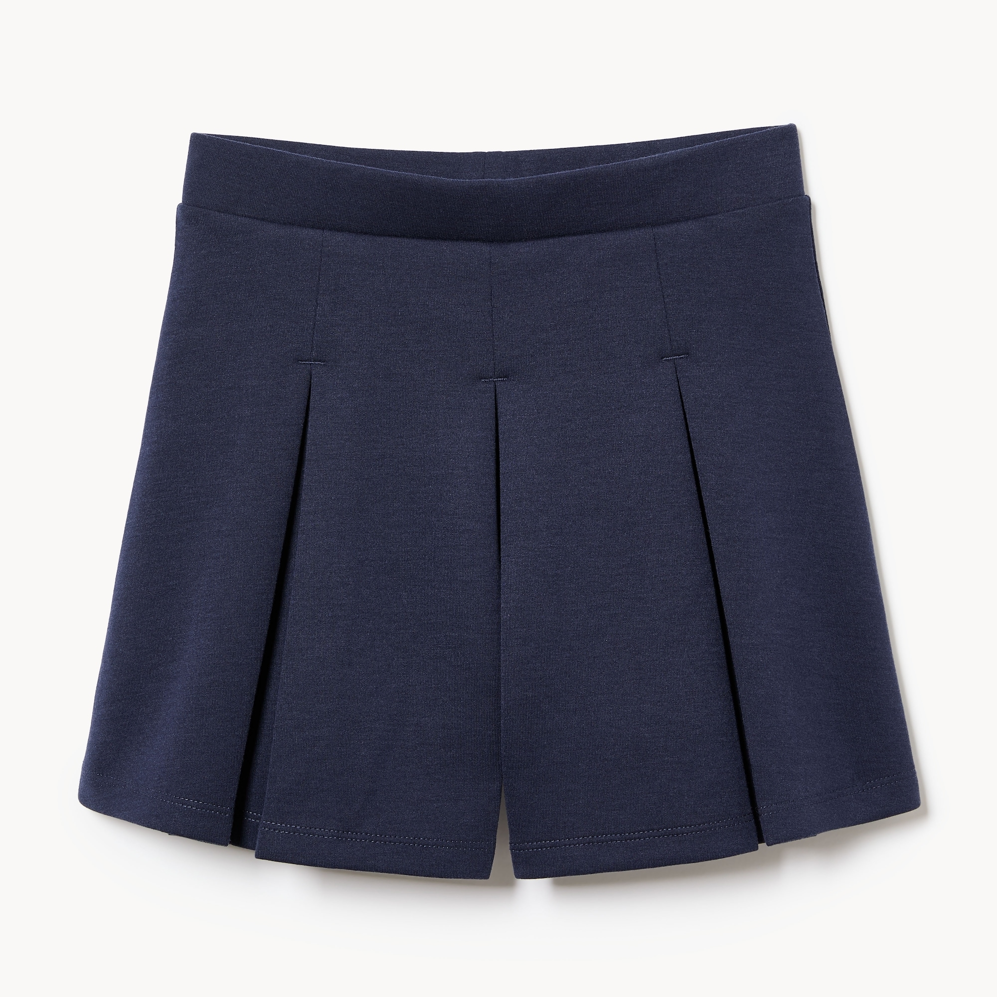 Jupe-short d’uniforme plissée pour filles
