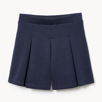 Kid Girls' Pleated Uniform Skort - Dark Navy