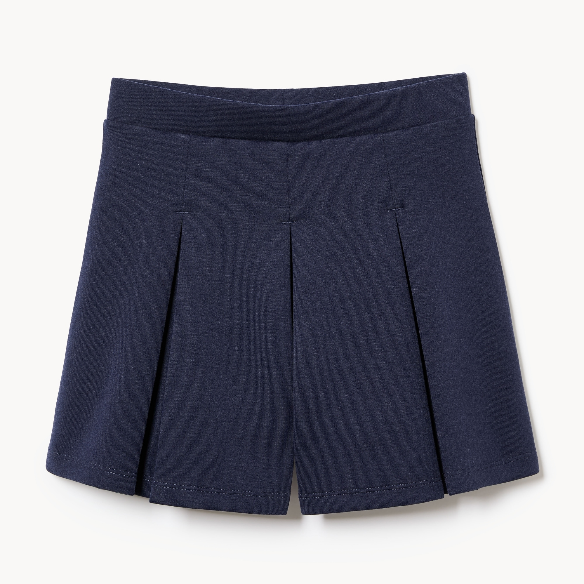 Jupe-short d’uniforme plissée pour filles