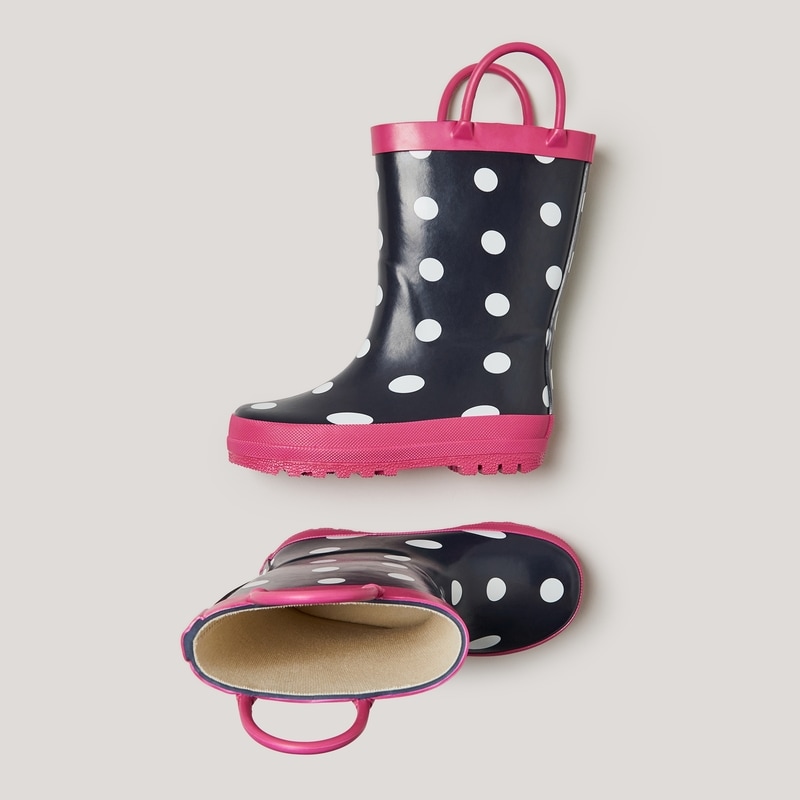 Toddler Girls' Rubber Rain Boots