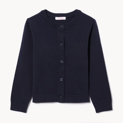Toddler Girls' Uniform Cardigan - Dark Navy
