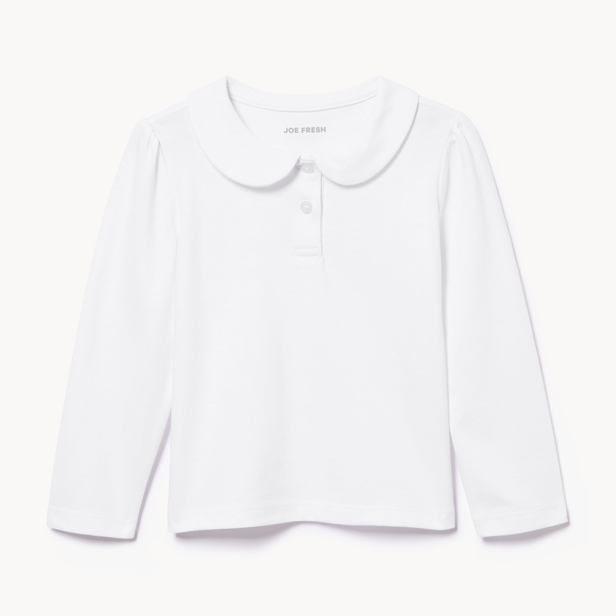 Haut uniforme col manches longues, petites filles