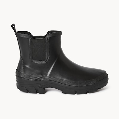 Bottes de pluie cambrées pour hommes - Noir