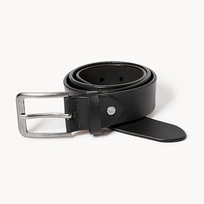 Men's Casual Leather Belt - Black